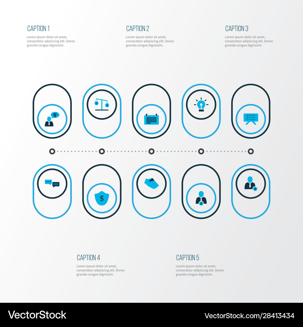 Team icons colored set with remove worker Team icons colored set with remove worker vector image