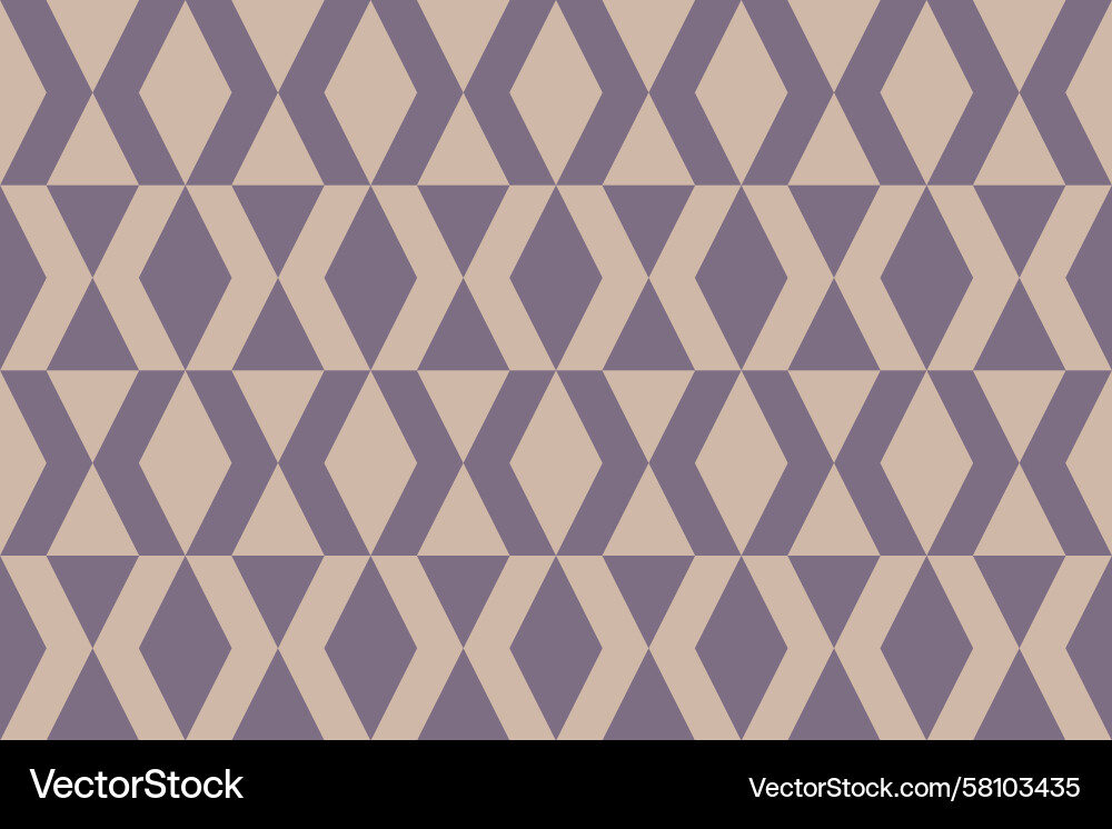 Brown Triangular Geometric Pattern Vector Image