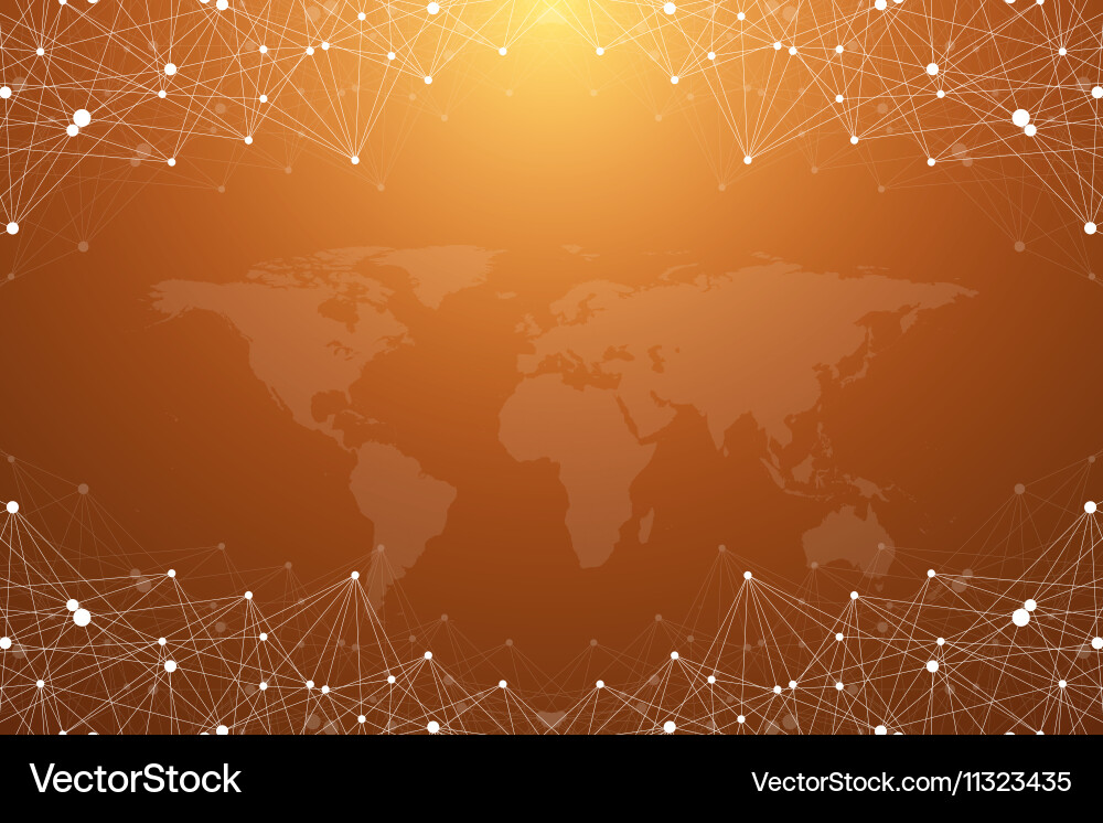 Data Network Abstract Background vector image