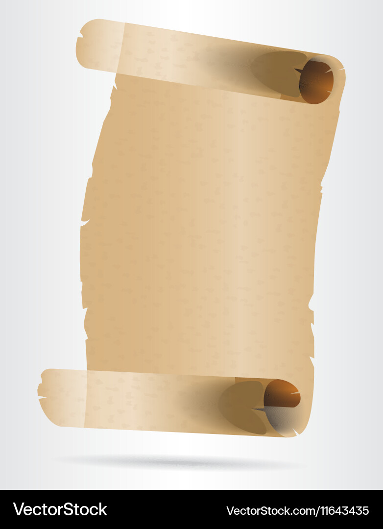 Old blank paper script Vector Image
