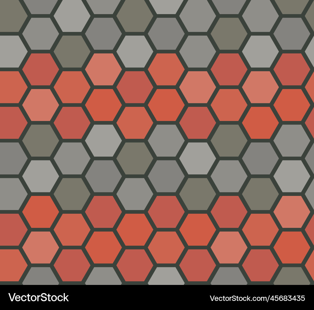 Stone floor tiles color block seamless pattern vector image