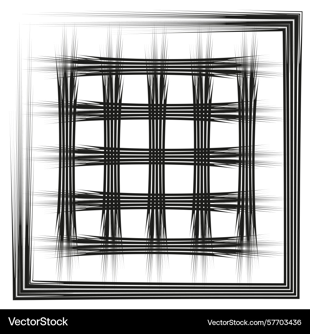 Abstract grid pattern textured line drawing Abstract grid pattern textured line drawing vector image