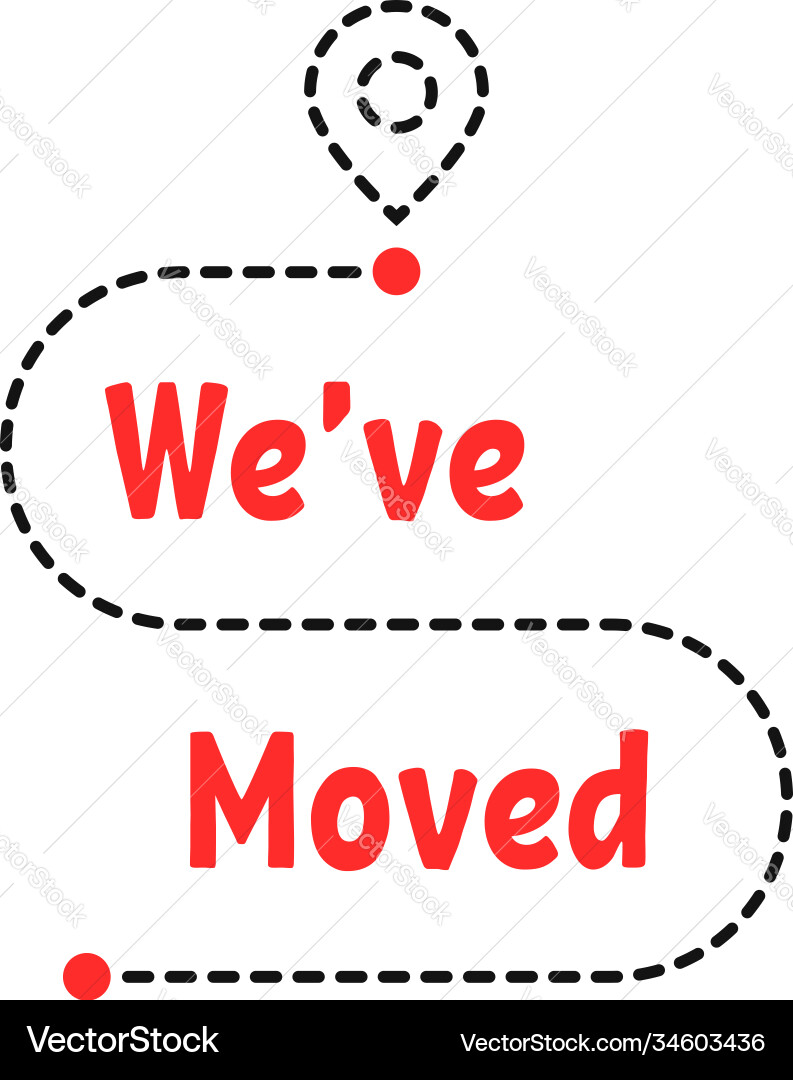Change location badge like moving Change location badge like moving vector image
