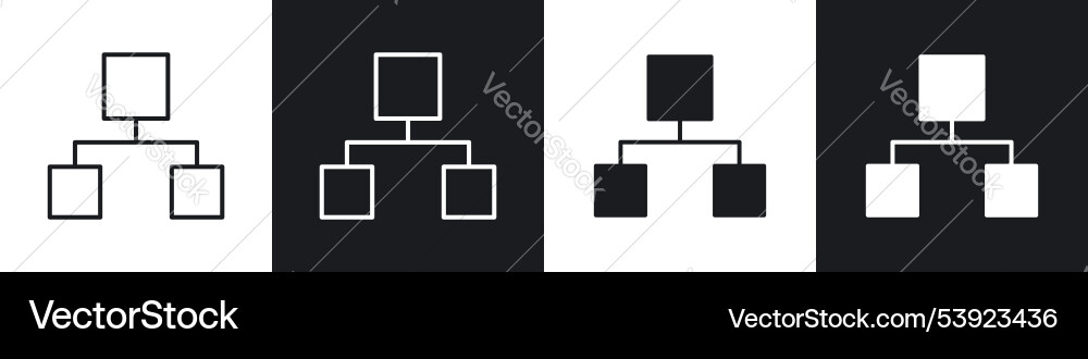 Chart tree icon Royalty Free Vector Image - VectorStock