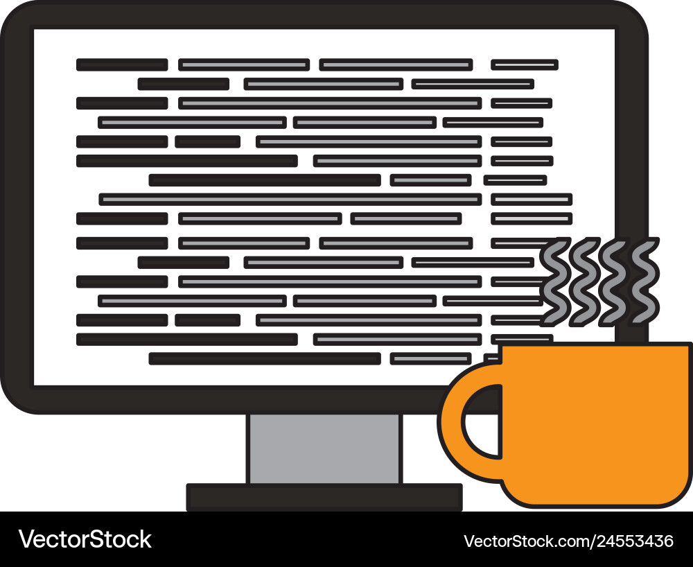 Programming coding language Programming coding language vector image