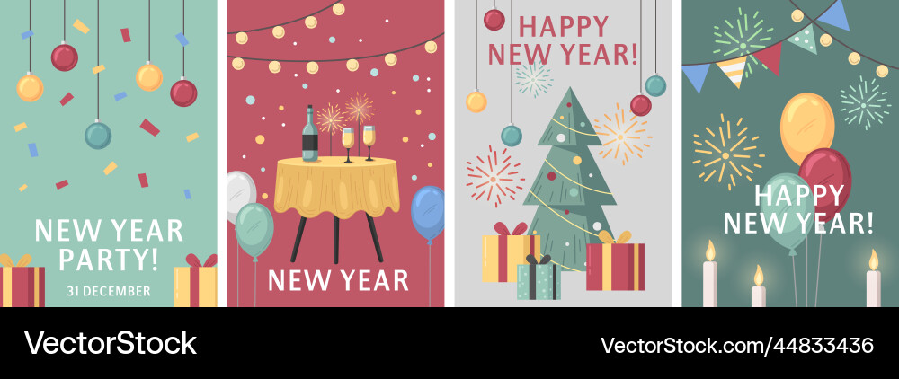 Restaurant interior cartoon postcards Restaurant interior cartoon postcards vector image