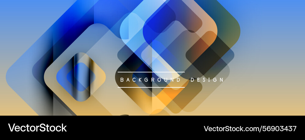 Abstract geometric shapes overlap creating Abstract geometric shapes overlap creating vector image