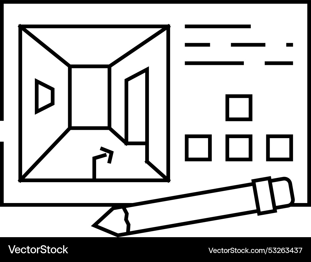 Concept design game development line icon Concept design game development line icon vector image