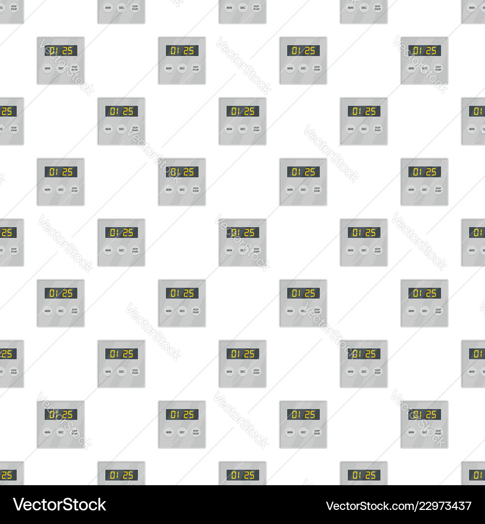 Display timer pattern seamless Display timer pattern seamless Vector Image