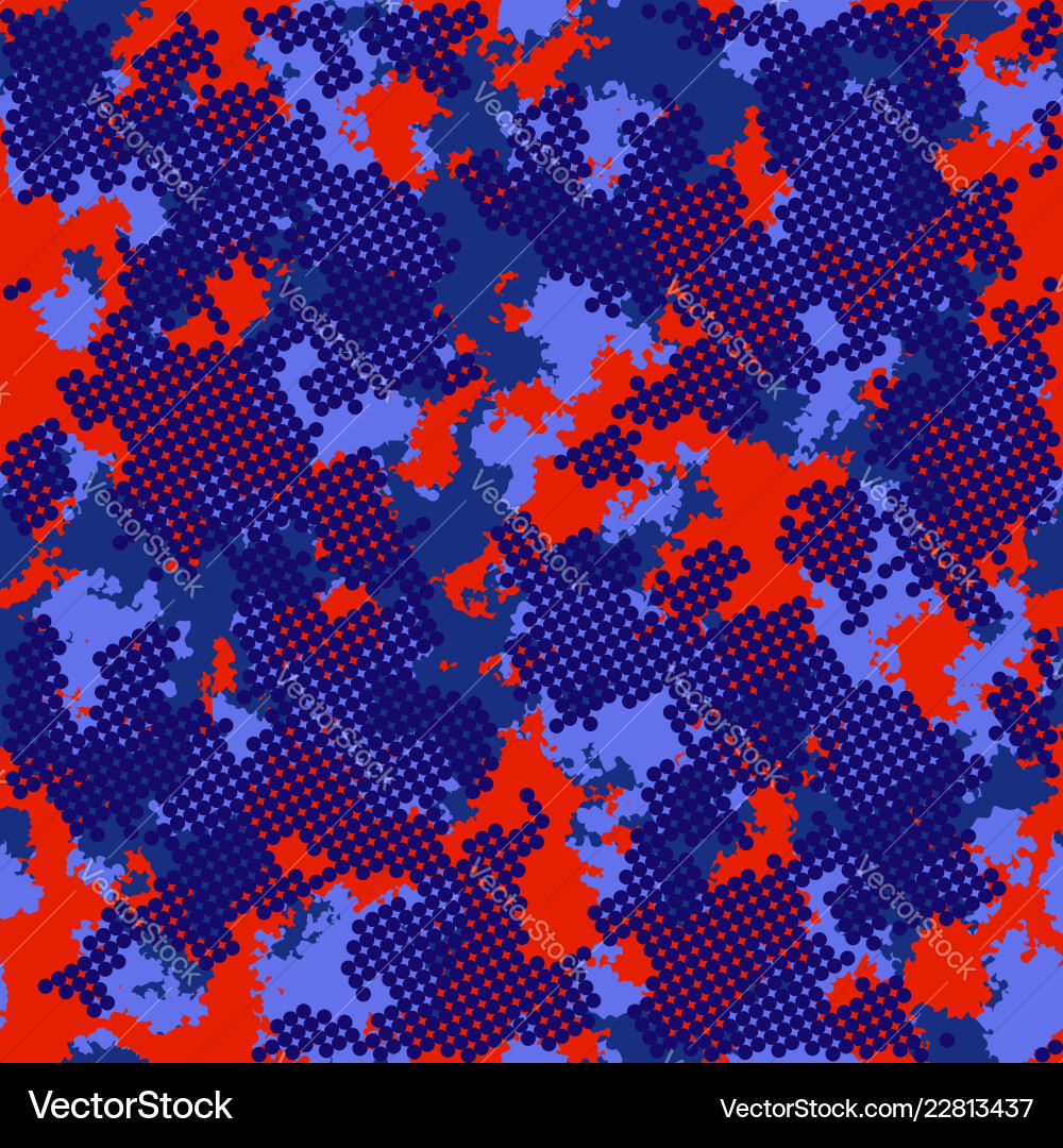 Fashion camo colorful camouflage pattern Fashion camo colorful camouflage pattern vector image