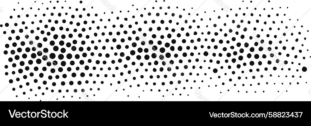 Halftone texture dense irregular dot pattern Vector Image