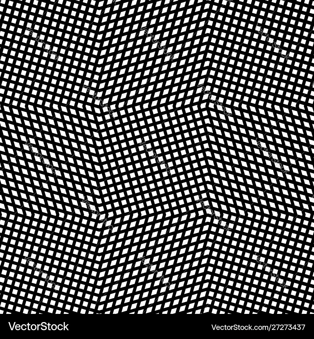 Warp free-form reticular array matrix lines Vector Image