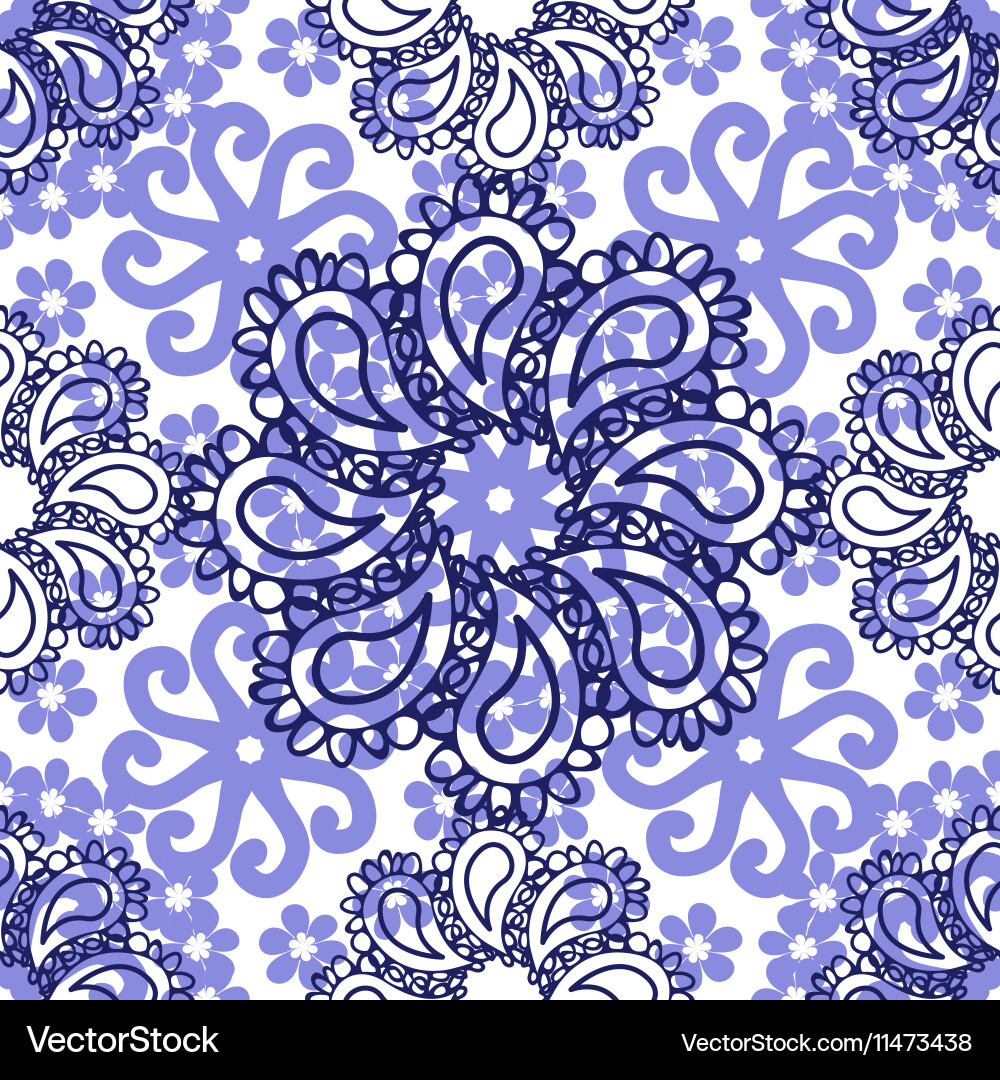 Abstract elegance flowe seamless pattern Vector Image