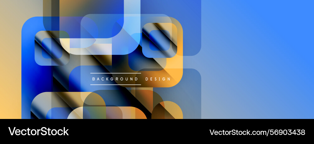 Abstract geometric shapes overlap creating Abstract geometric shapes overlap creating Vector Image