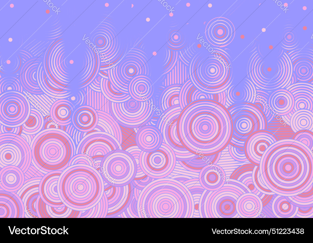Abstract psychedelic background with circles Abstract psychedelic background with circles vector image