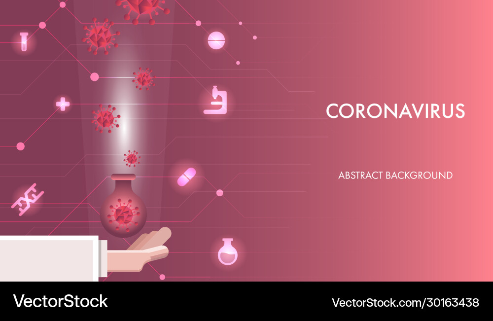 Abstract science background Abstract science background vector image