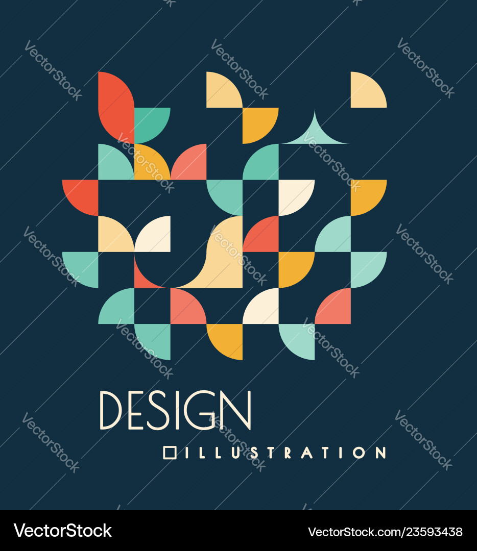Geometric Shape Pattern vector image