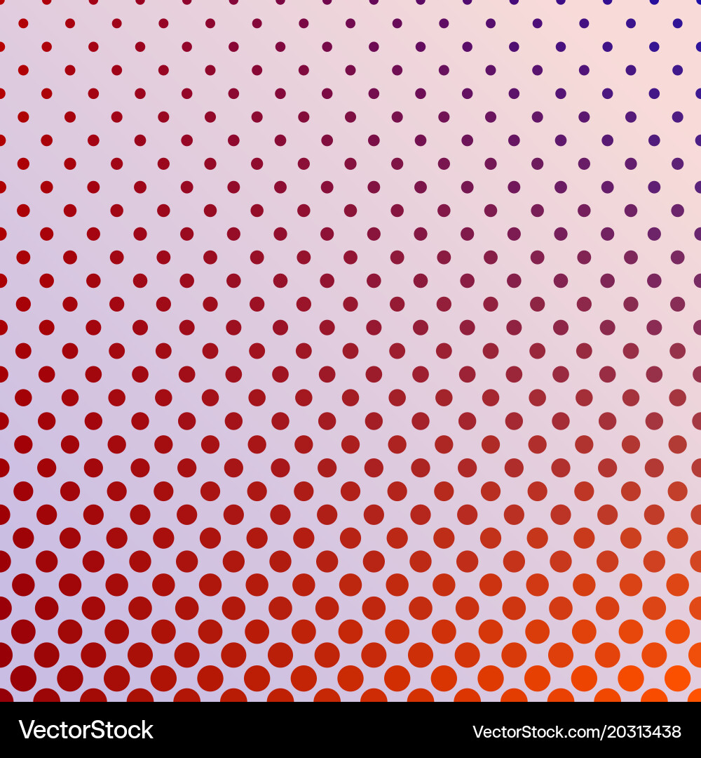 Halftone circle pattern background - gradient vector image