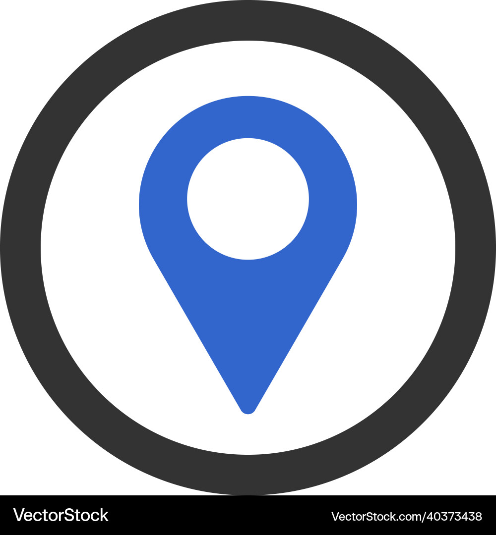 Location pointer icon design Location pointer icon design vector image