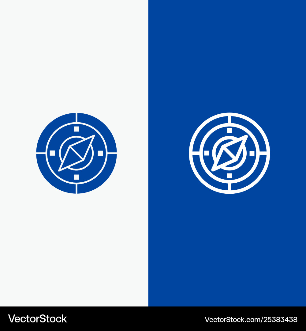 Navigation navigator compass location line Navigation navigator compass location line vector image