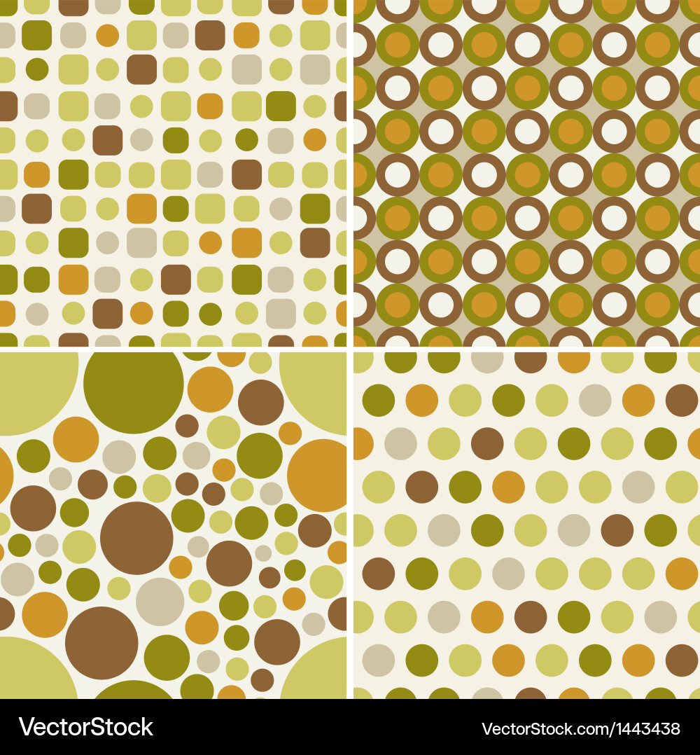 Retro Geometric Pattern vector image