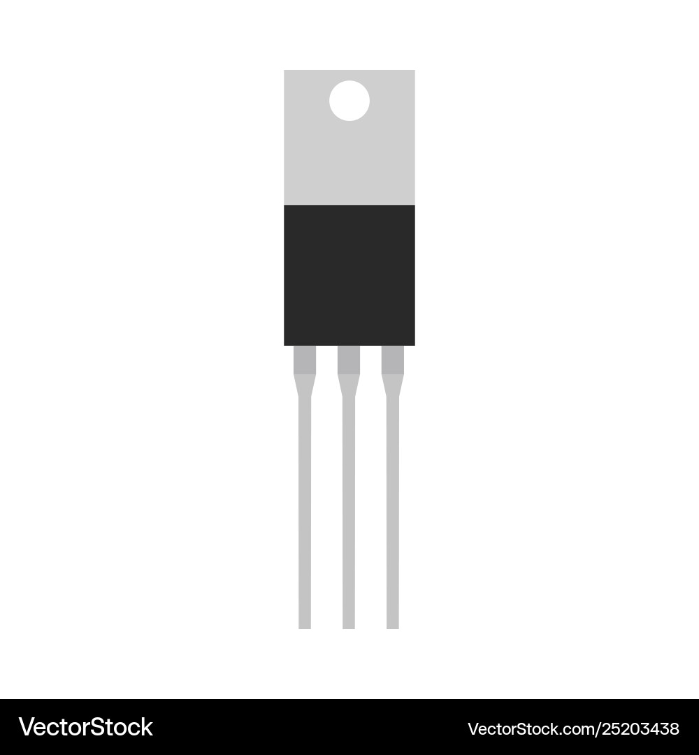 Transistor equipment microprocessor pc micro part Transistor equipment microprocessor pc micro part vector image