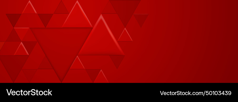 Abstract background with triangular shapes vector image