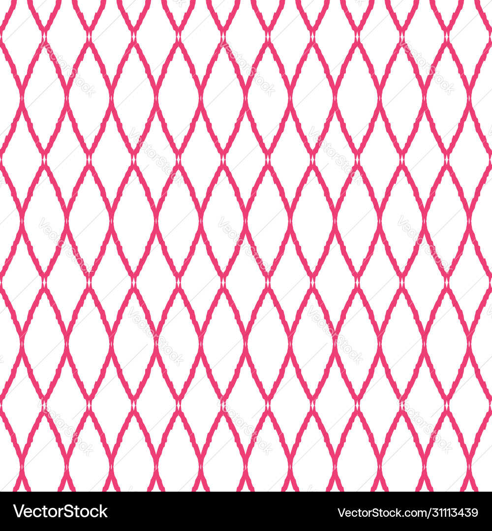 Fuchsia crosses on white background repeat pattern Vector Image