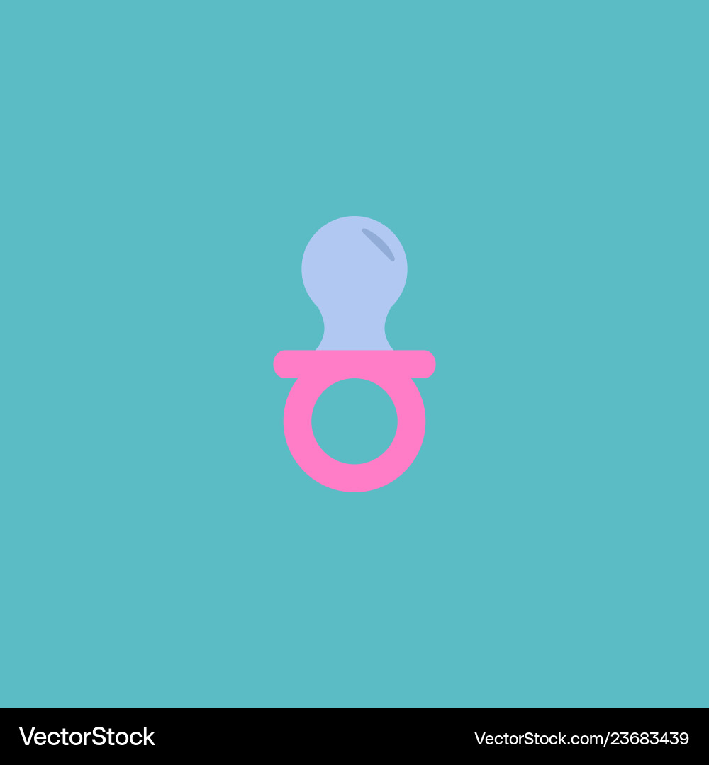 Nip icon flat element of Nip icon flat element of Vector Image