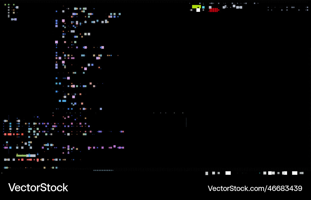 Programming console with dark background coding Programming console with dark background coding vector image