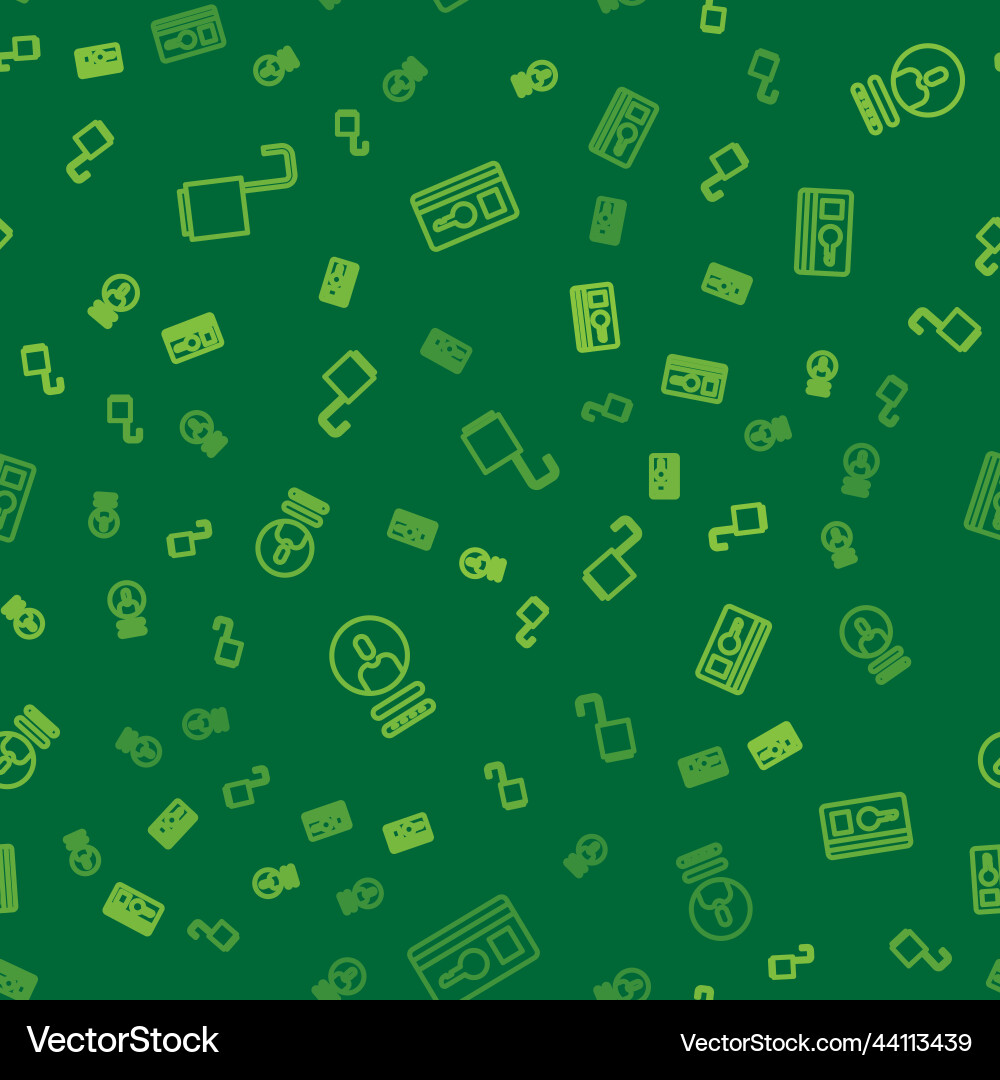 Set line open padlock create account screen Set line open padlock create account screen vector image