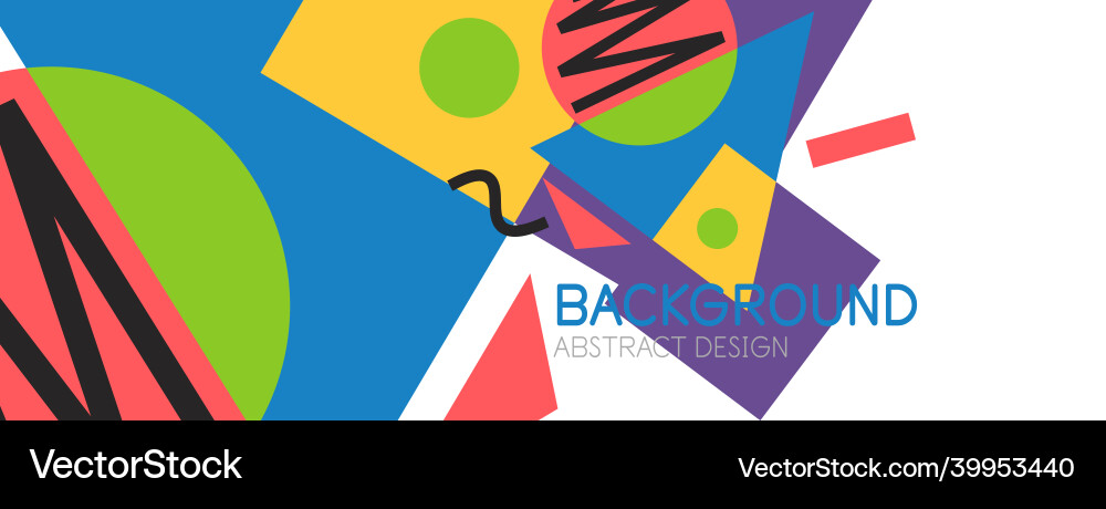 Abstract background blocks lines triangles Abstract background blocks lines triangles vector image
