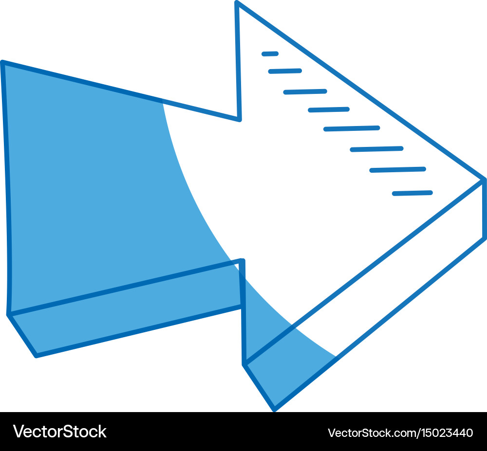 Arrow direction orientation web button icon Vector Image