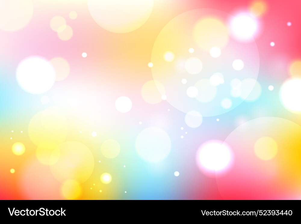 Bokeh background concept Vector Image