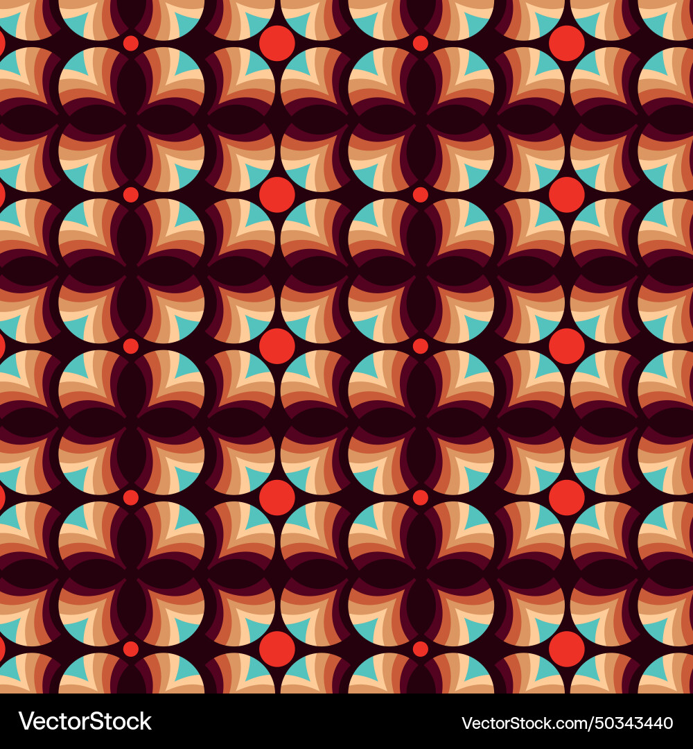 Colored seamless pattern background image Vector Image