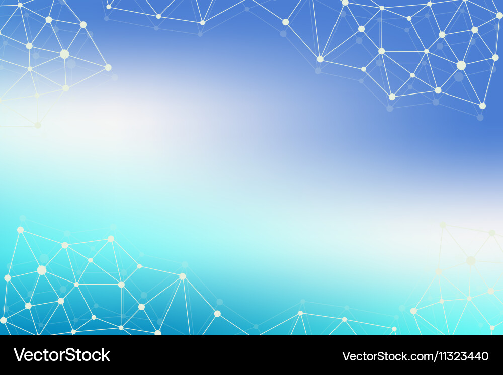 Connected Data Network Abstract vector image