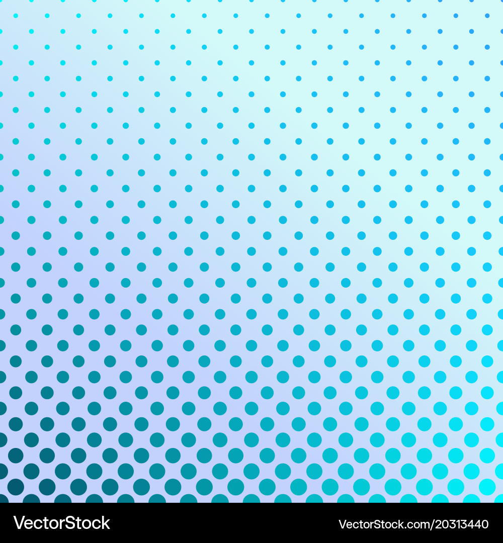 Halftone gradient circle pattern background vector image