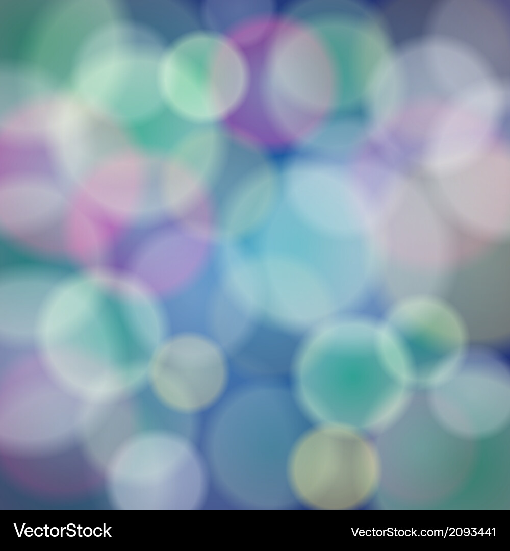 Abstract background with bokeh light effects Vector Image
