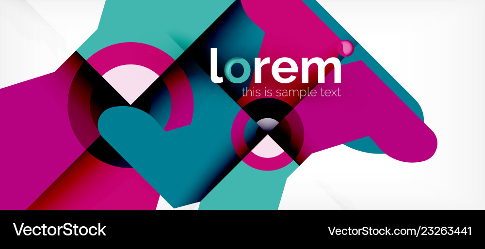 Abstract round elements composition background Abstract round elements composition background Vector Image
