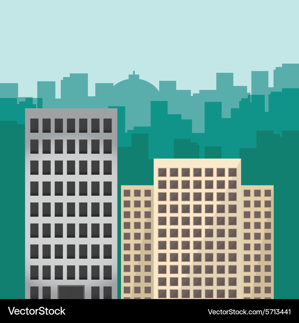 Building design vector image