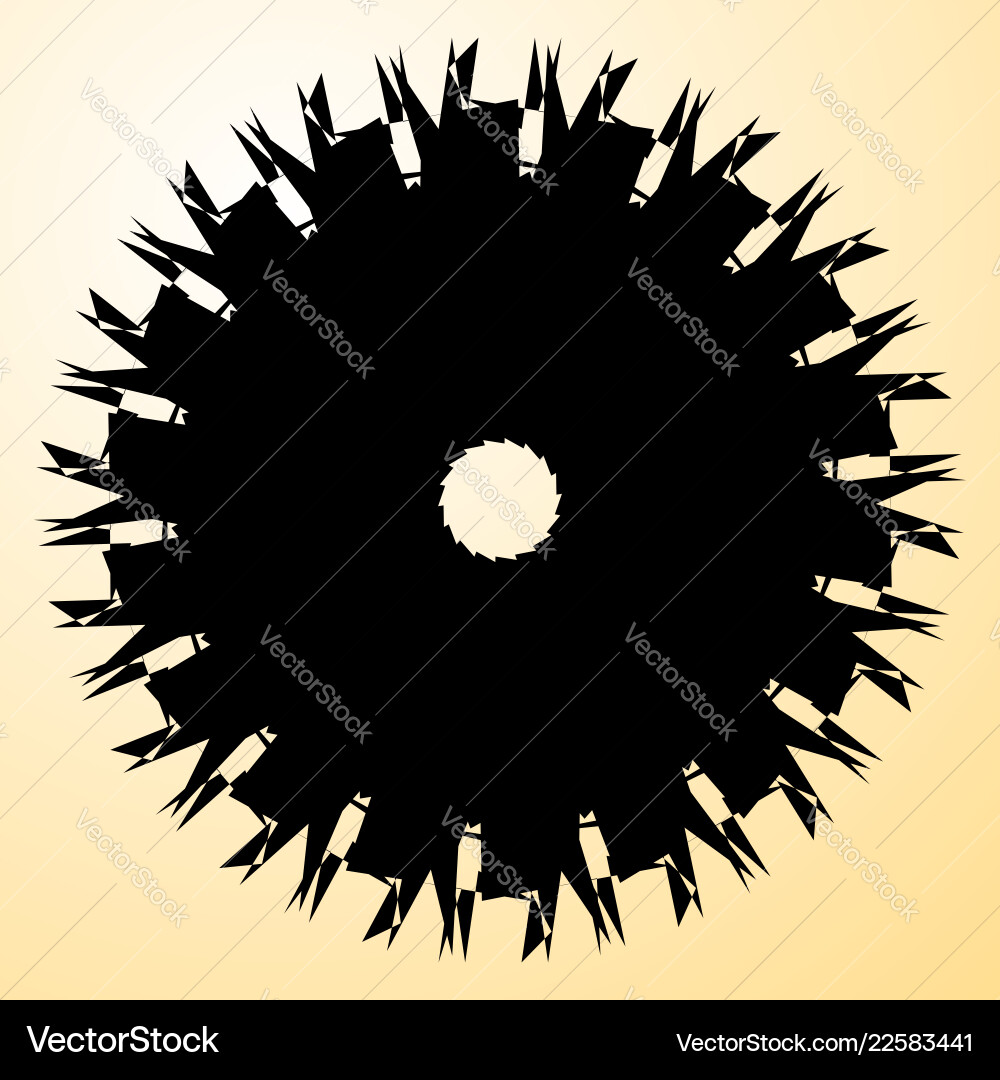 Geometric radial element abstract concentric Geometric radial element abstract concentric Vector Image