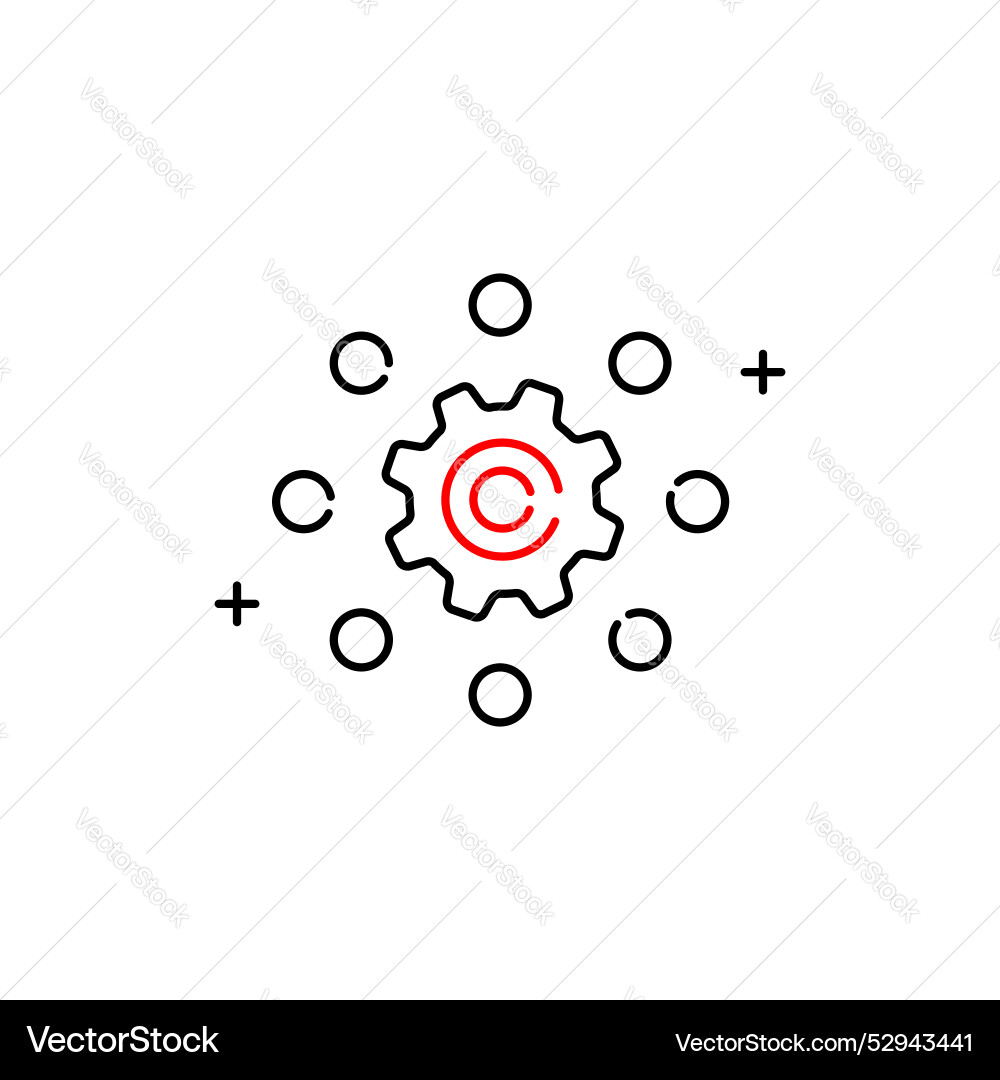 Logical reasoning symbol icon logic analysis vector image