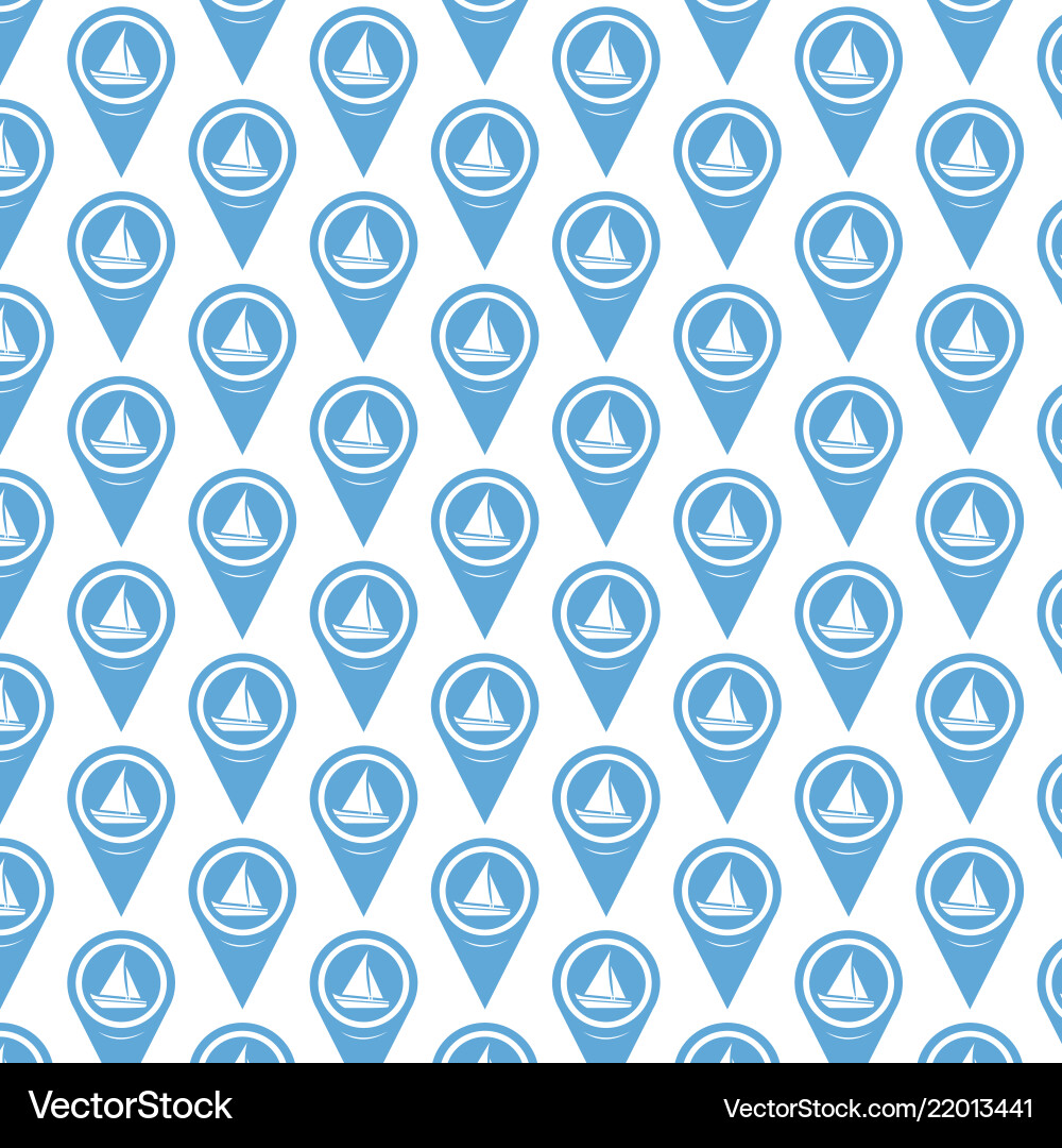 Muster Hintergrund Map Zeiger-Symbol Vektorbild