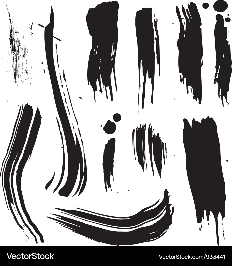 Paint Splatter Effect Vector Image