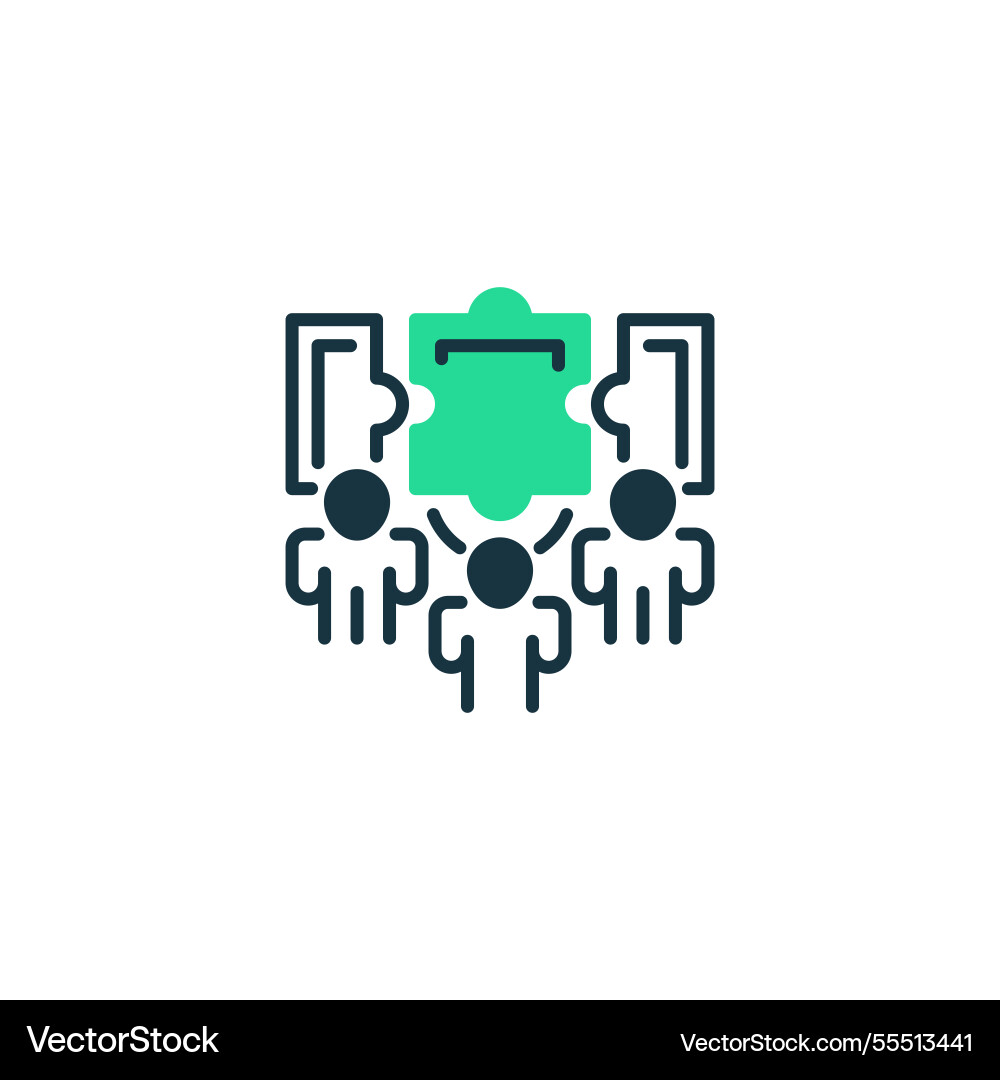 Problem solving line icon universal creative Problem solving line icon universal creative Vector Image