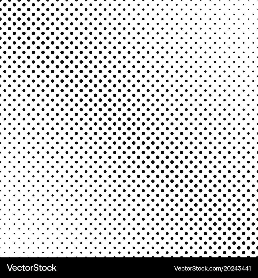 Retro halftone circle pattern background - design vector image