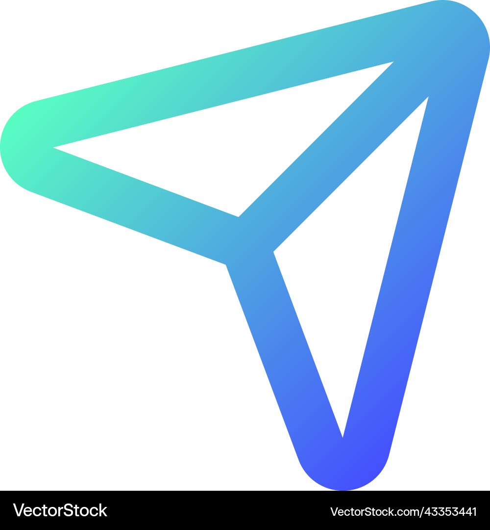 Sharing post pixel perfect gradient linear ui icon Sharing post pixel perfect gradient linear ui icon Vector Image