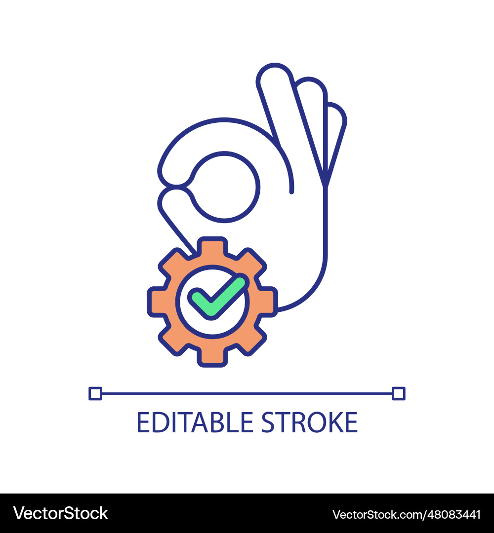 System control rgb color icon System control rgb color icon vector image