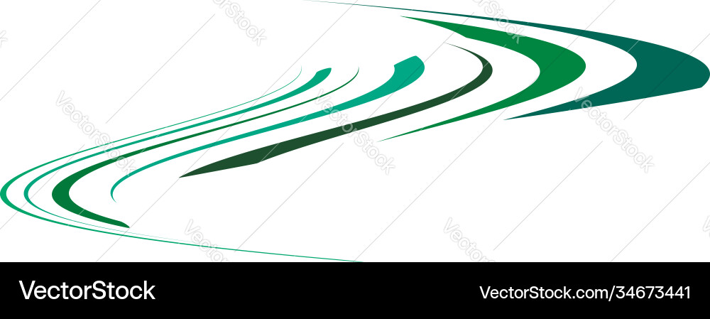 Wide rectangular format wavy waving zig-zag Wide rectangular format wavy waving zig-zag Vector Image