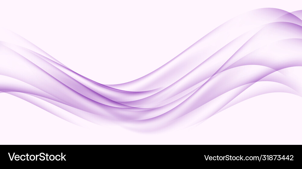 Abstract smooth color wave curve flow vector image